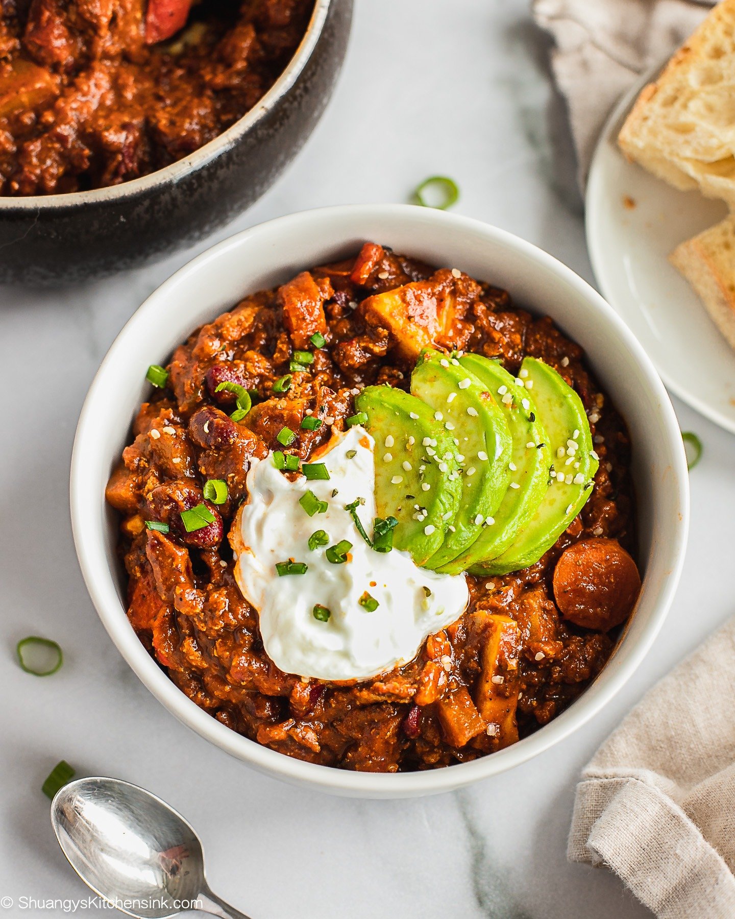 Instant Pot Beef and Sweet Potato Chili Recipe