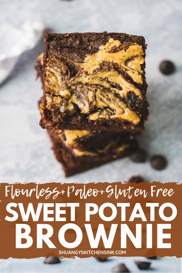 flourless paleo sweet potato brownies