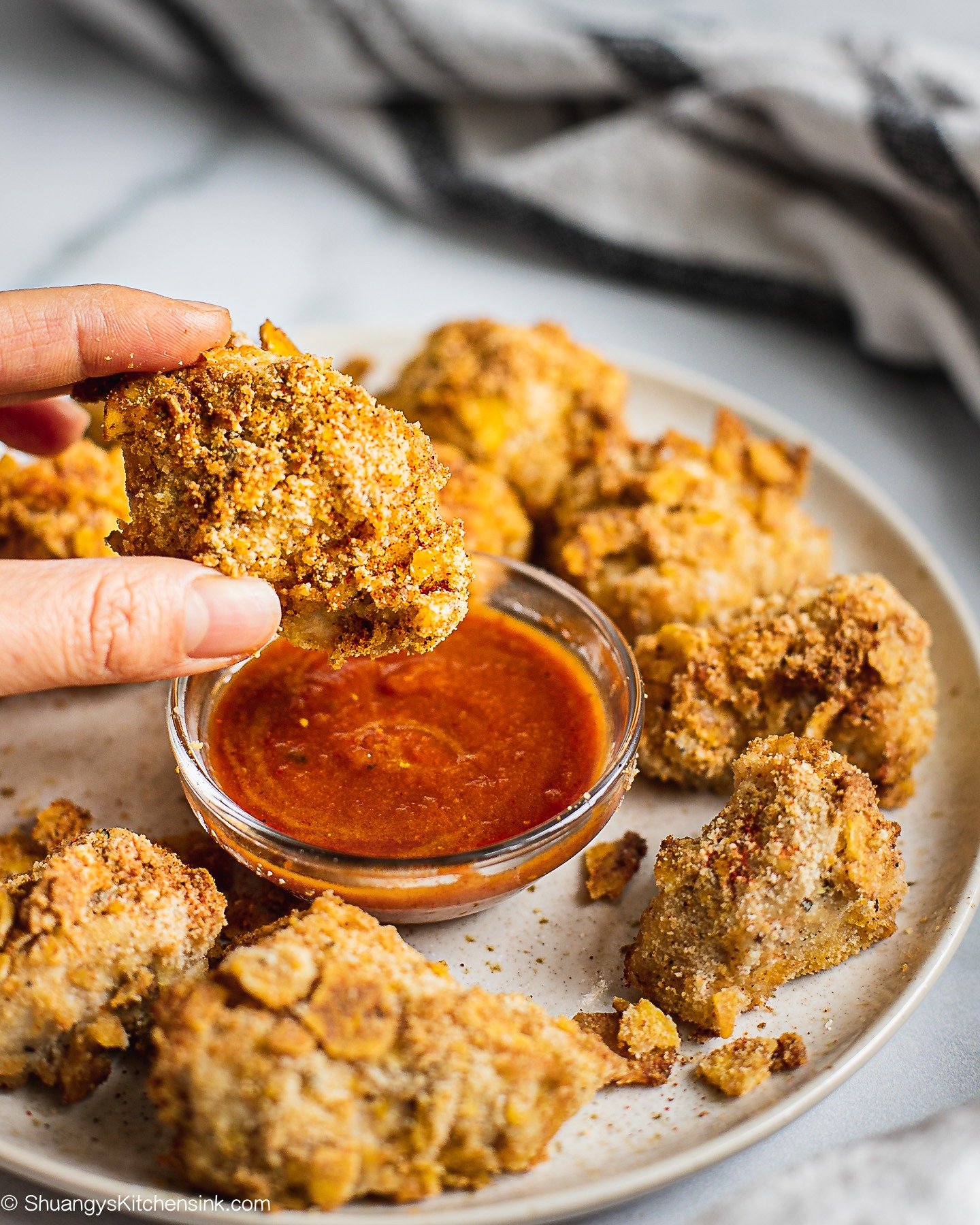 Air Fryer Chicken Wings (Crispy and Golden!) - Nourish Plate