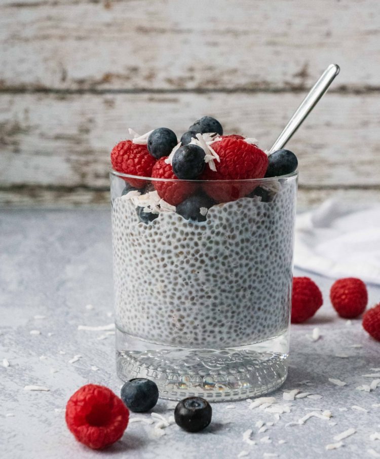 Creamy vegan Chia Pudding - Shuangy's Kitchensink