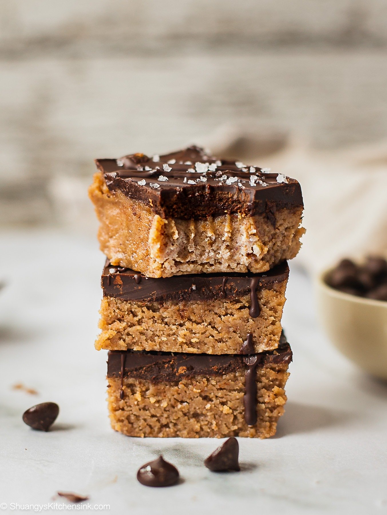 No-Bake Peanut Butter Chocolate Bars - Live Well Bake Often