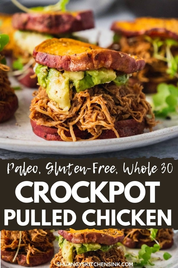 Masala Crockpot Pulled Chicken Whole 30 Shuangys