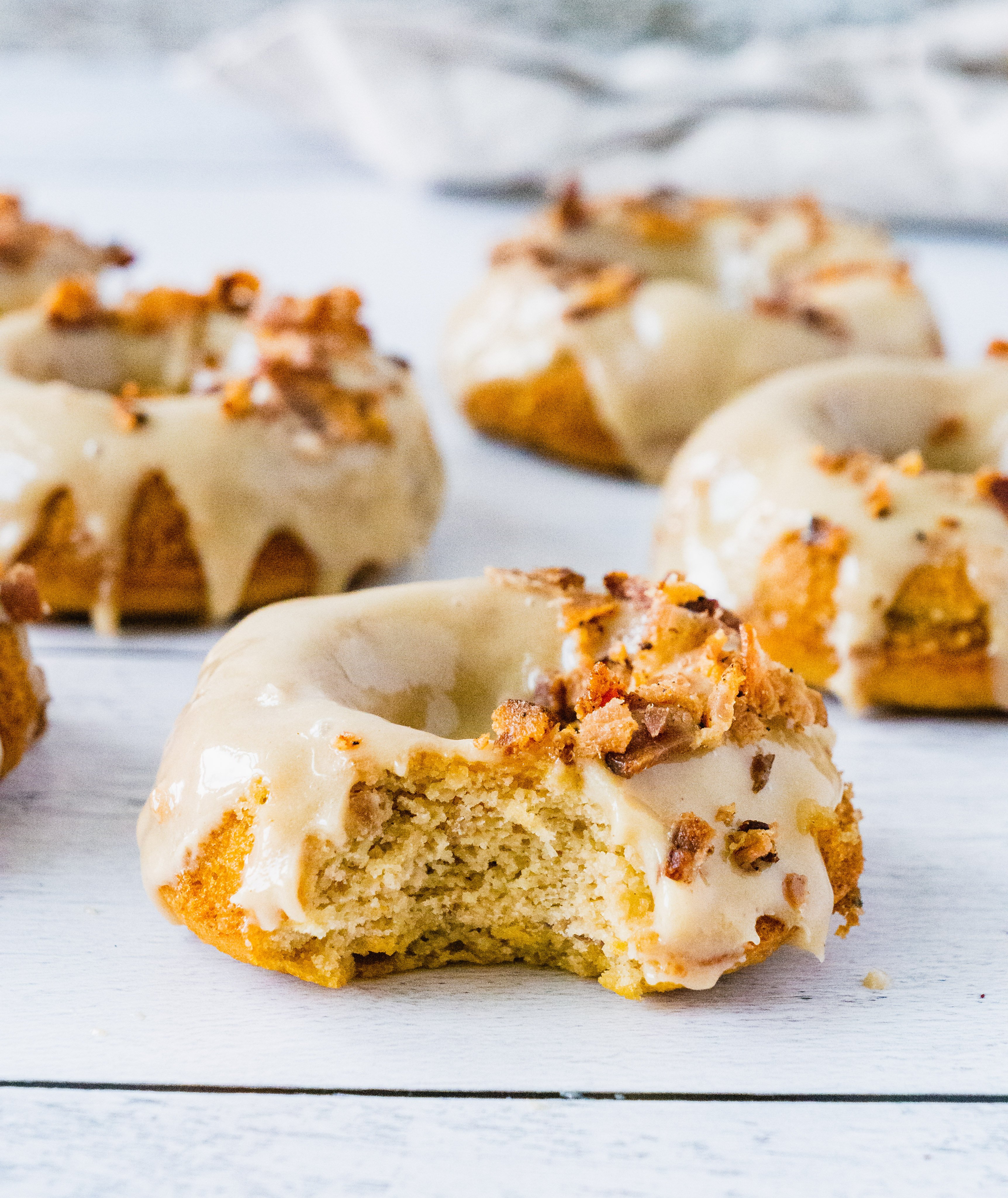 chocolate covered bacon maple donut bar