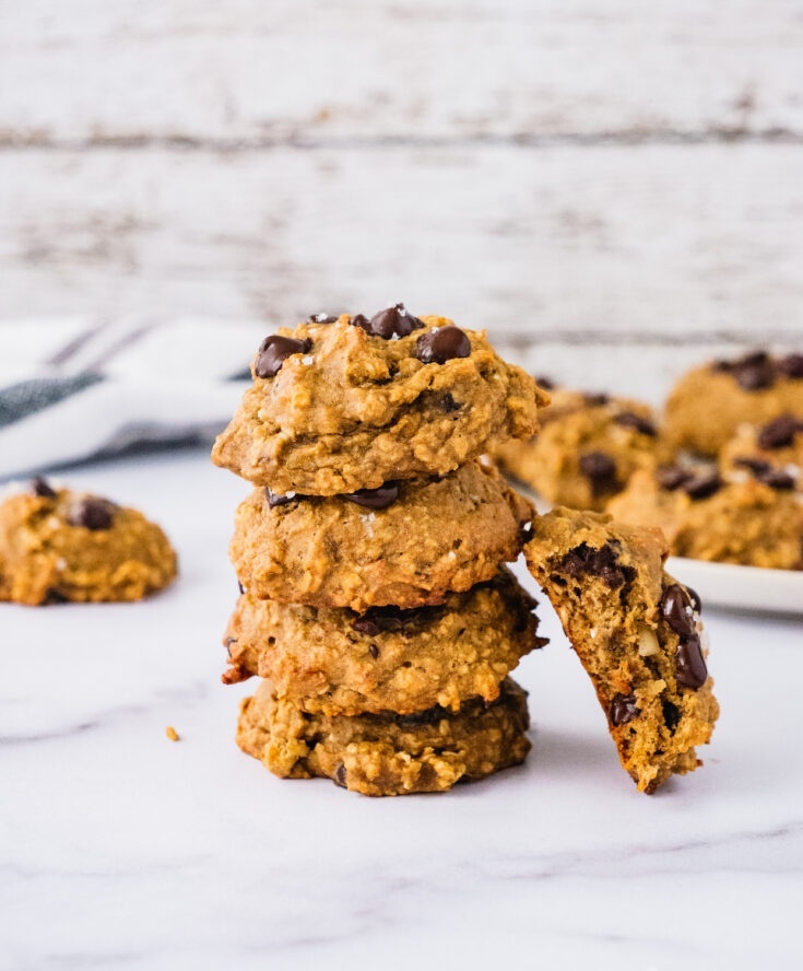 Peanut Butter Banana Oatmeal Cookies