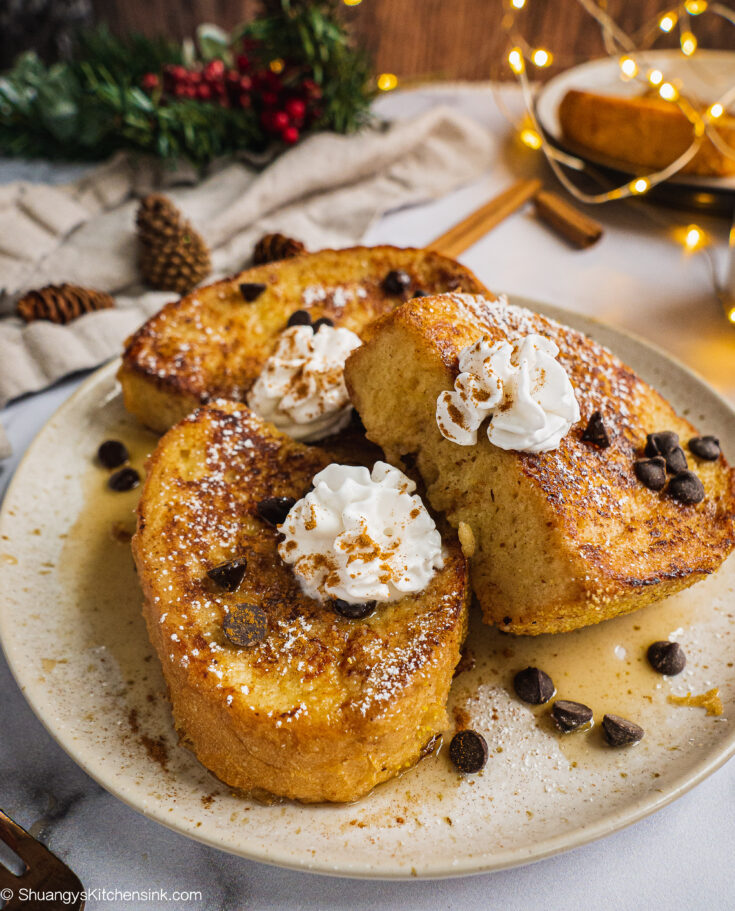 Egg Nog French Toast (Dairy-Free)