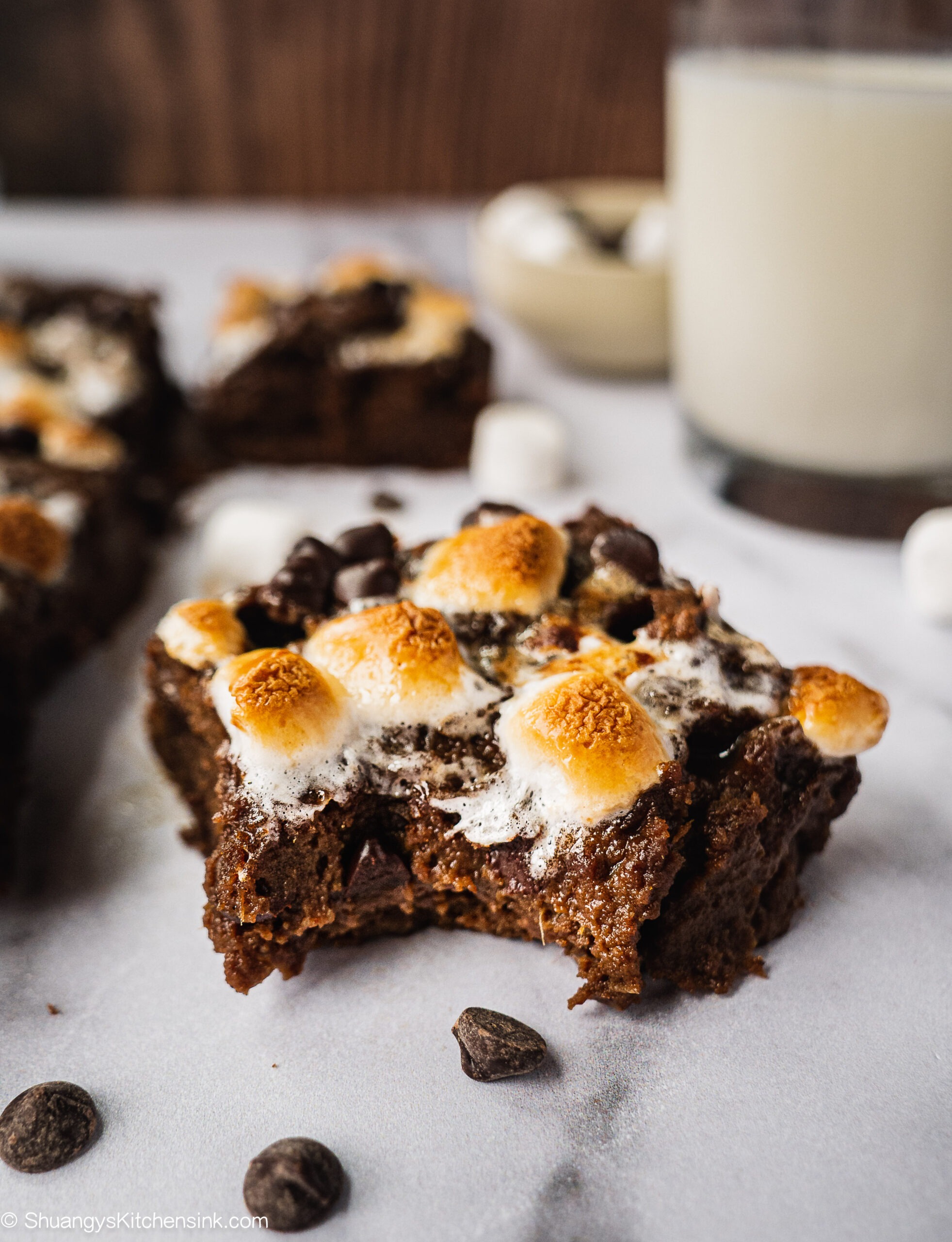 Hot Chocolate Brownies (Gluten Free) - Shuangy&amp;#39;s Kitchensink