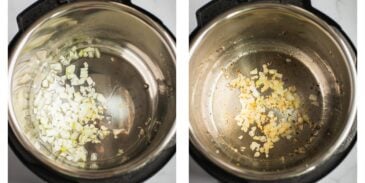 Instruction on how to make peanut butter chicken in an instant pot.