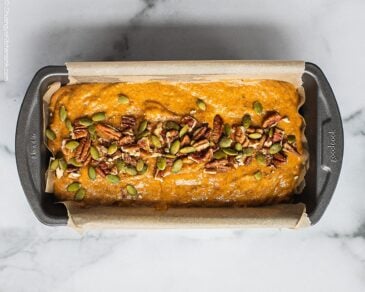 Instructions on how to make sweet potato bread step by step.