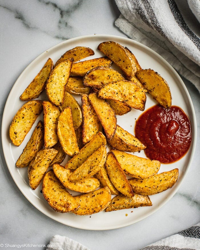 Air Fryer Potato Fries {Whole30, Vegan} Shuangy's Kitchen Sink
