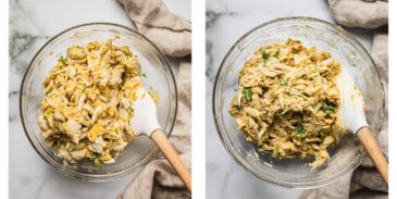 Step by step direction on how to make keto crab crab.