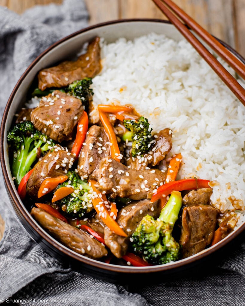 25 Minutes Beef and Broccoli Stir Fry | Shuangy's Kitchensink