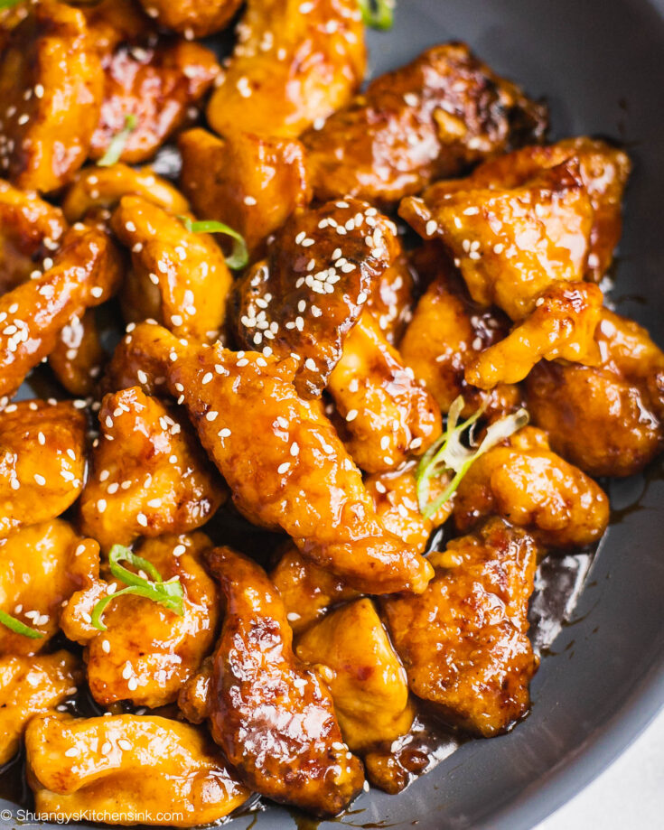 Healthy Sesame Chicken {Paleo}
