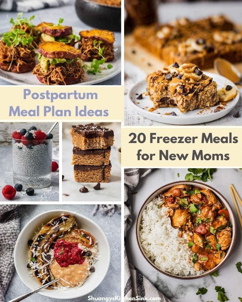 Freezable meals for new moms (and tips for how to meal prep before