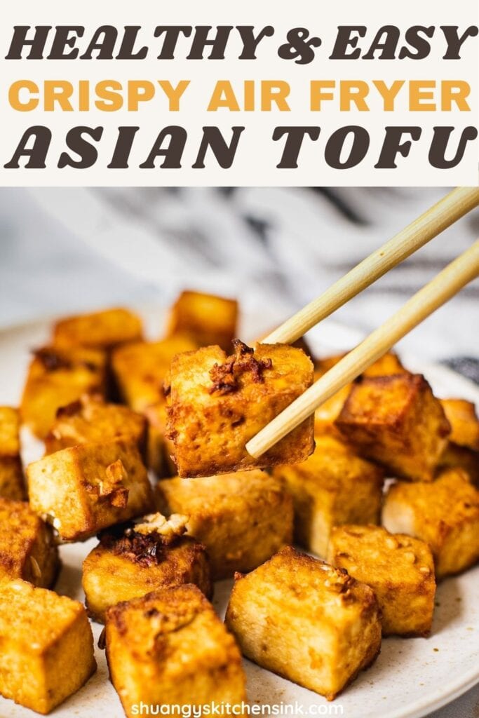 Crispy Air Fryer Tofu  How to Make Crispy Tofu in 10 Minutes