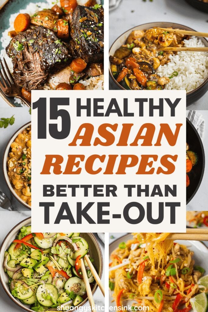 A collection of easy to make, healthy Asian food recipes, healthy Asian dinner recipes.