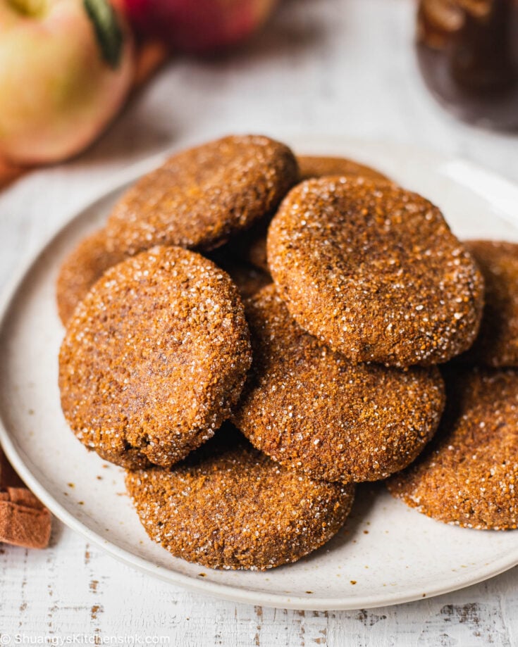 a plate of healthy and gluten-free cookies