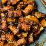 sticky meat covered in an authentic Asian sauce