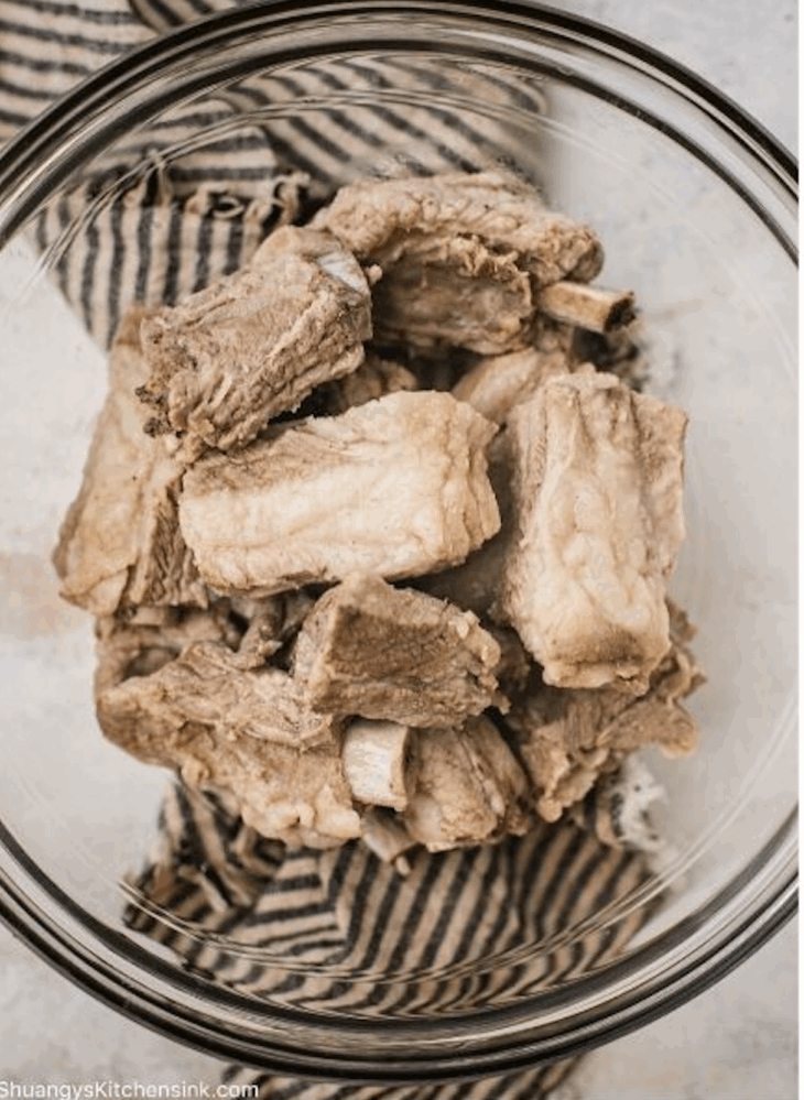 Step by step instruction to make sweet and sour ribs