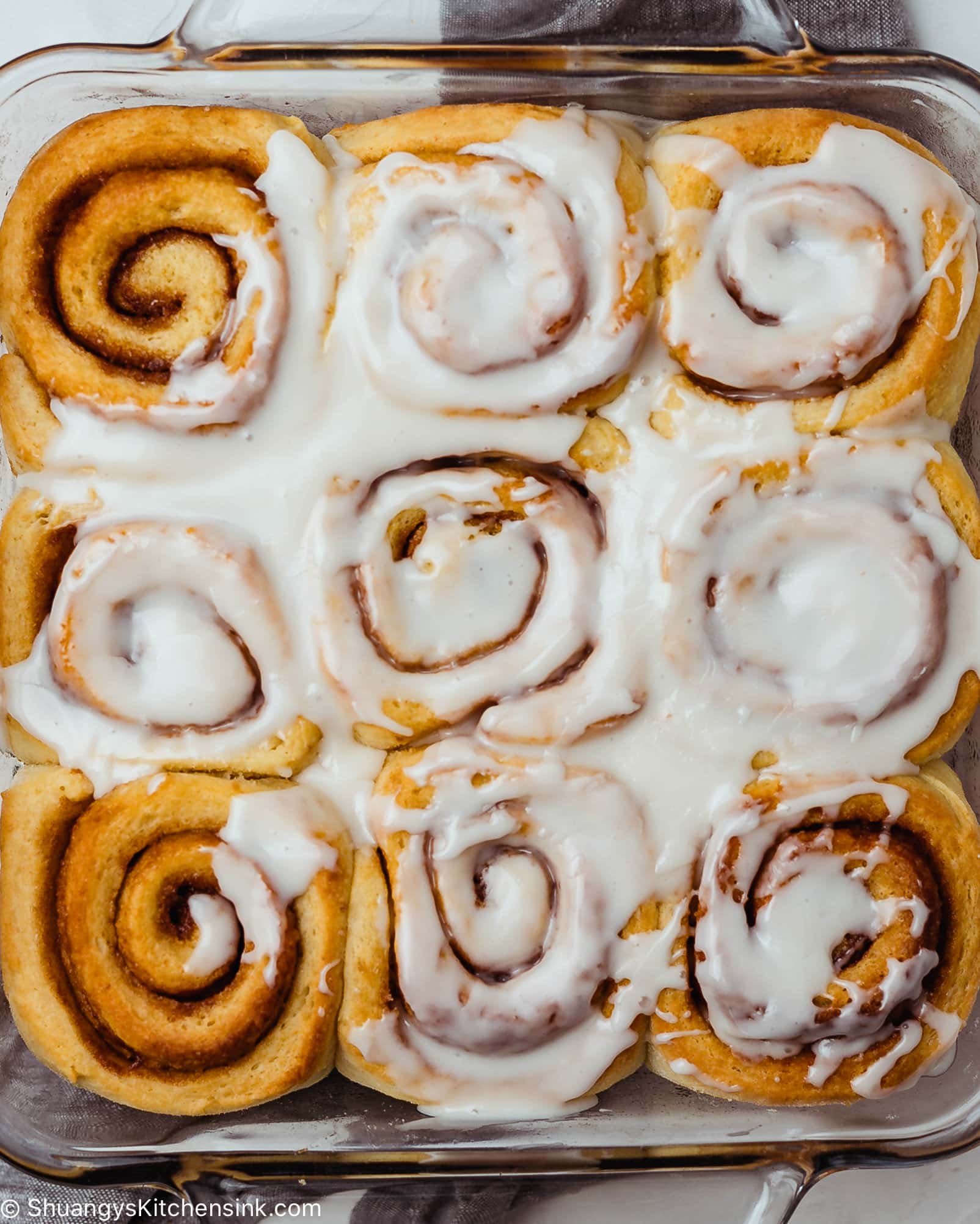 Eggless Cinnamon Rolls {7 Ingredeints} Shuangy's