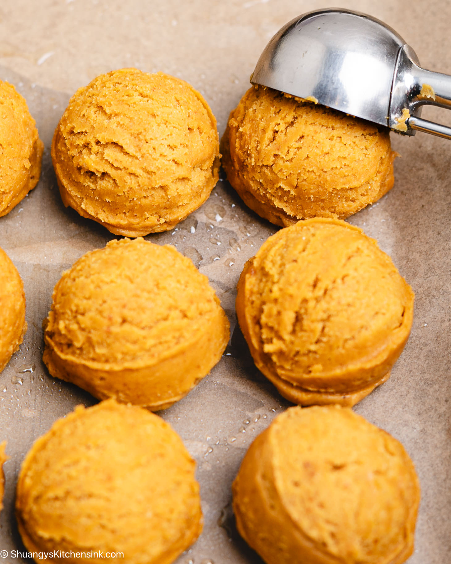 Soft & Chewy Pumpkin Cookies {Vegan} | Shuangy's Kitchensink