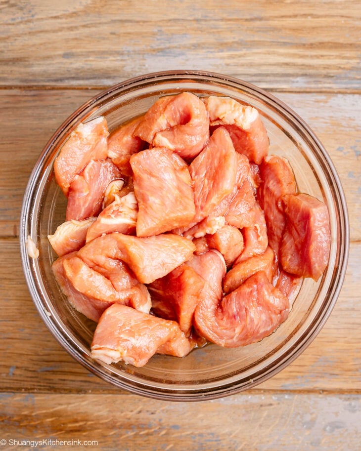 Instruction on how to make the best sweet and sour pork.