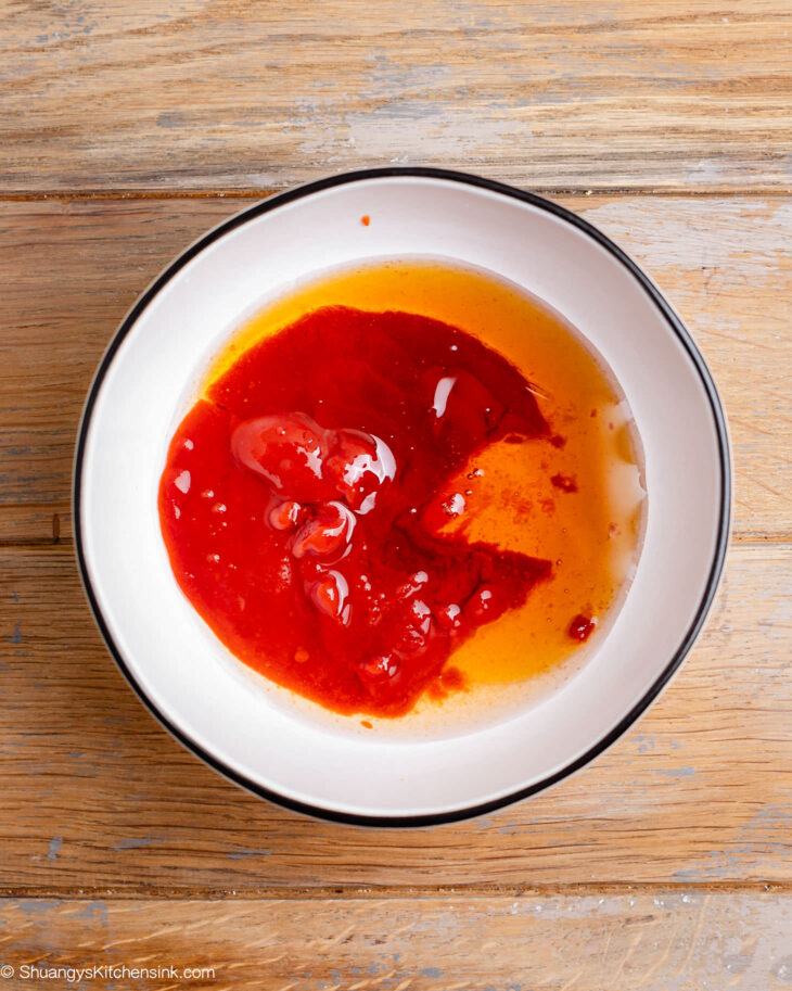 Instruction on how to make the best sweet and sour pork.