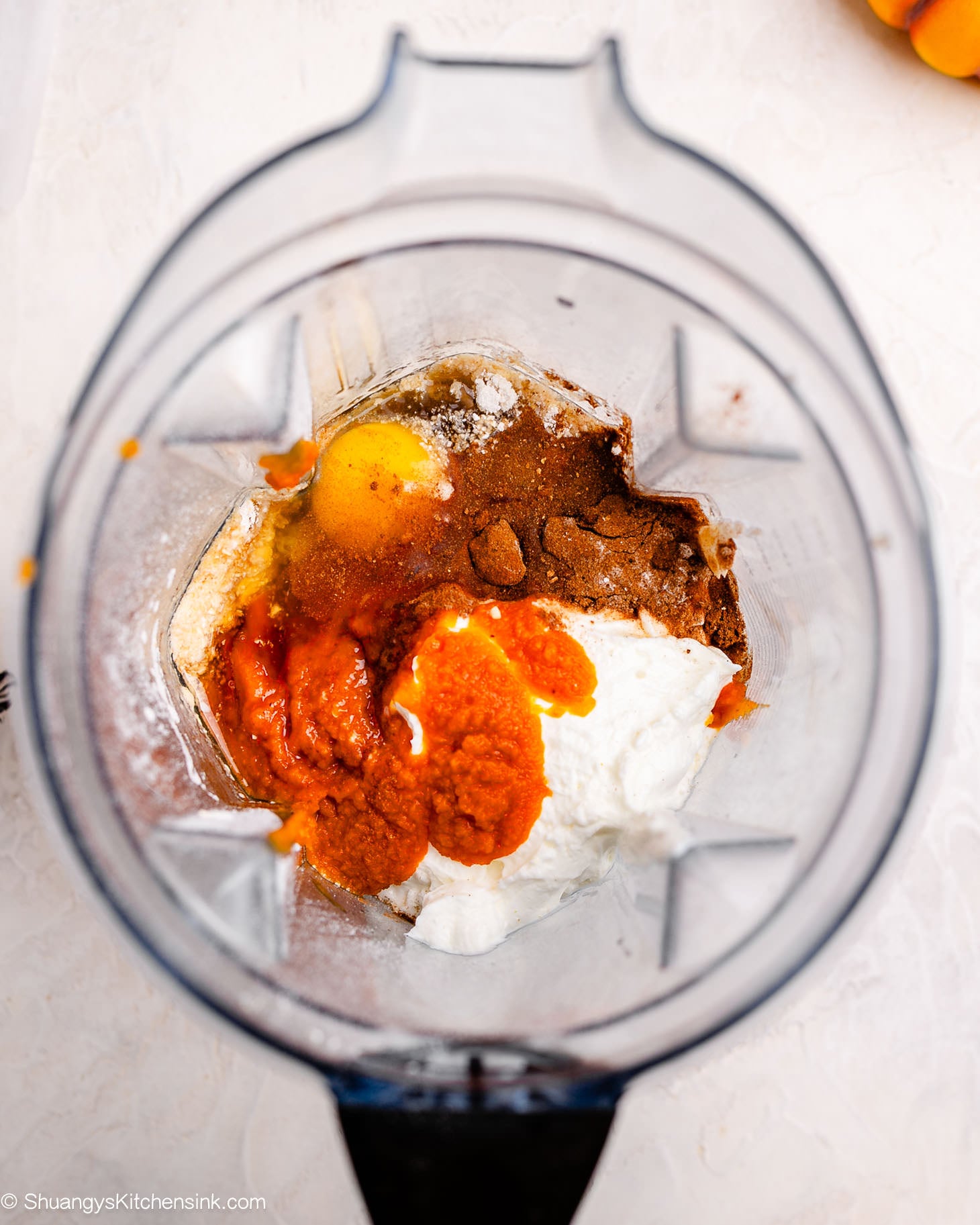 Step by step instruction to make pancake oat bake in one blender.
