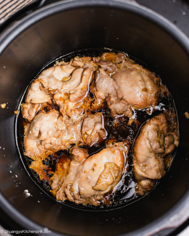Step by step Instruction to make instant pot Asian pulled chicken