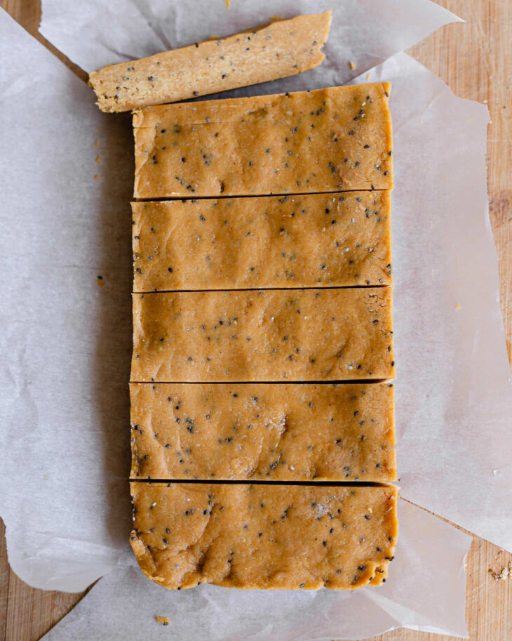 step by step instruction on making copycat perfect bar -Cut into bars.