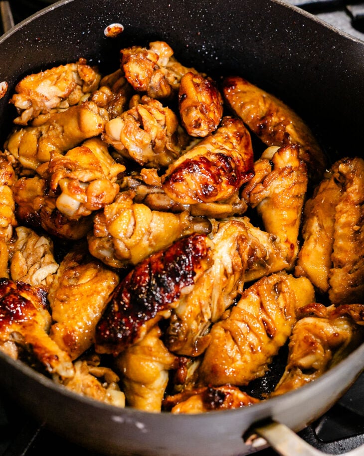 Let each side sear before flipping, until nicely caramelized.